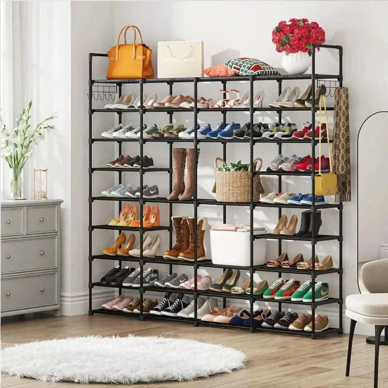 9-Tier Large Shoe Rack Storage Organiser | Living Room | Luvasmr - Satisfyingly Organised