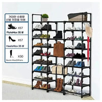 9-Tier Large Shoe Rack Storage Organiser | Living Room | Luvasmr - Satisfyingly Organised