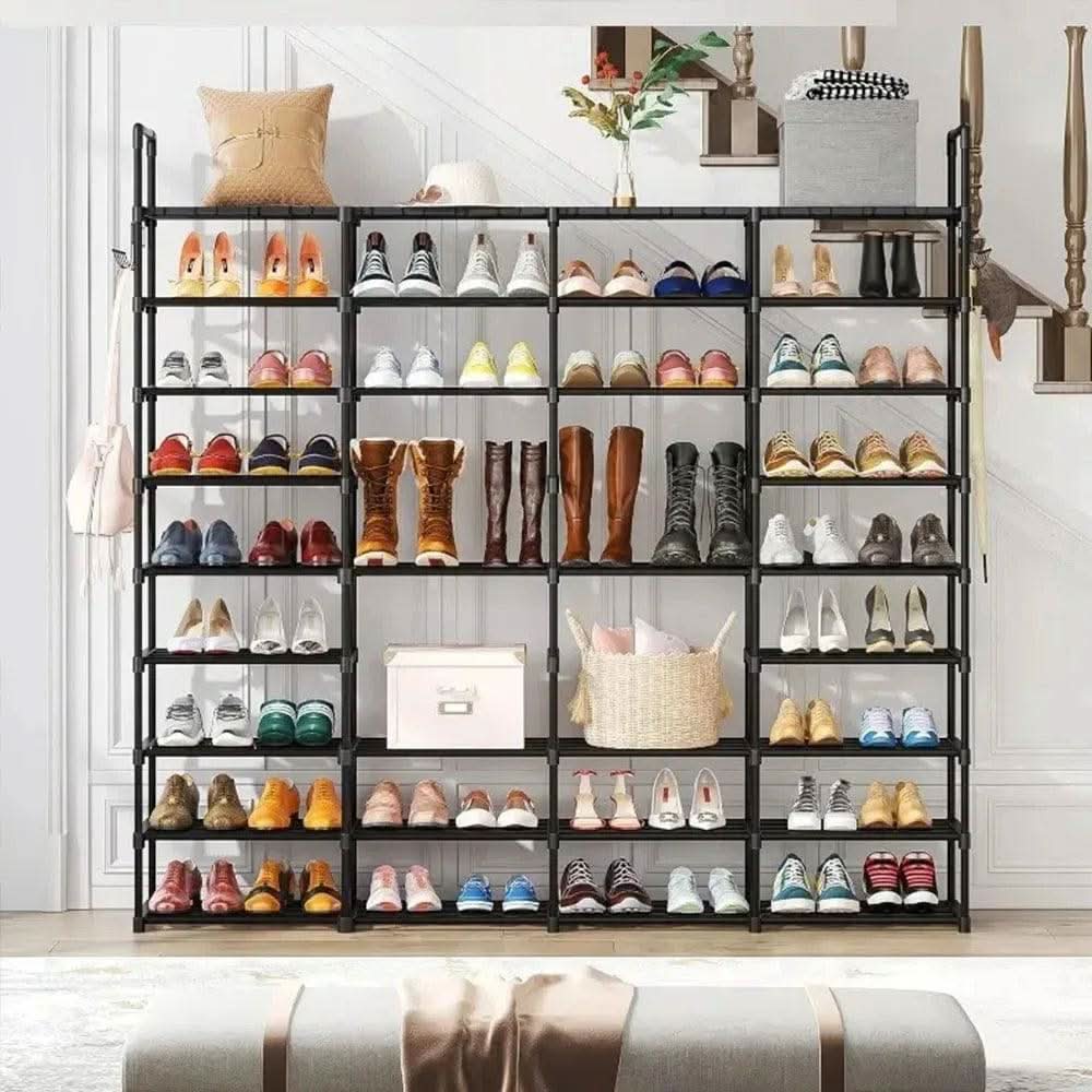 9-Tier Large Shoe Rack Storage Organiser | Living Room | Luvasmr - Satisfyingly Organised