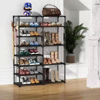 9-Tier Large Shoe Rack Storage Organiser | Living Room | Luvasmr - Satisfyingly Organised