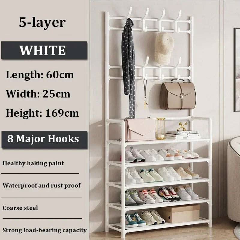 Multi-Layer Shoe and Hat Rack | Living Room | Luvasmr - Satisfyingly Organised