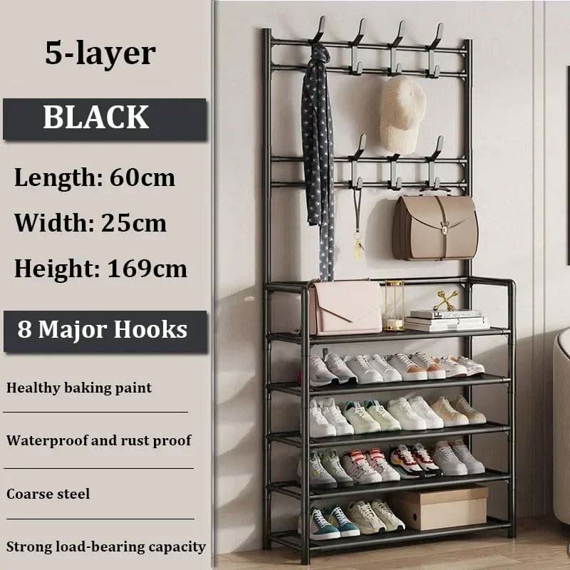 Multi-Layer Shoe and Hat Rack | Living Room | Luvasmr - Satisfyingly Organised
