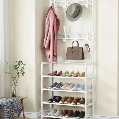 Multi-Layer Shoe and Hat Rack | Living Room | Luvasmr - Satisfyingly Organised