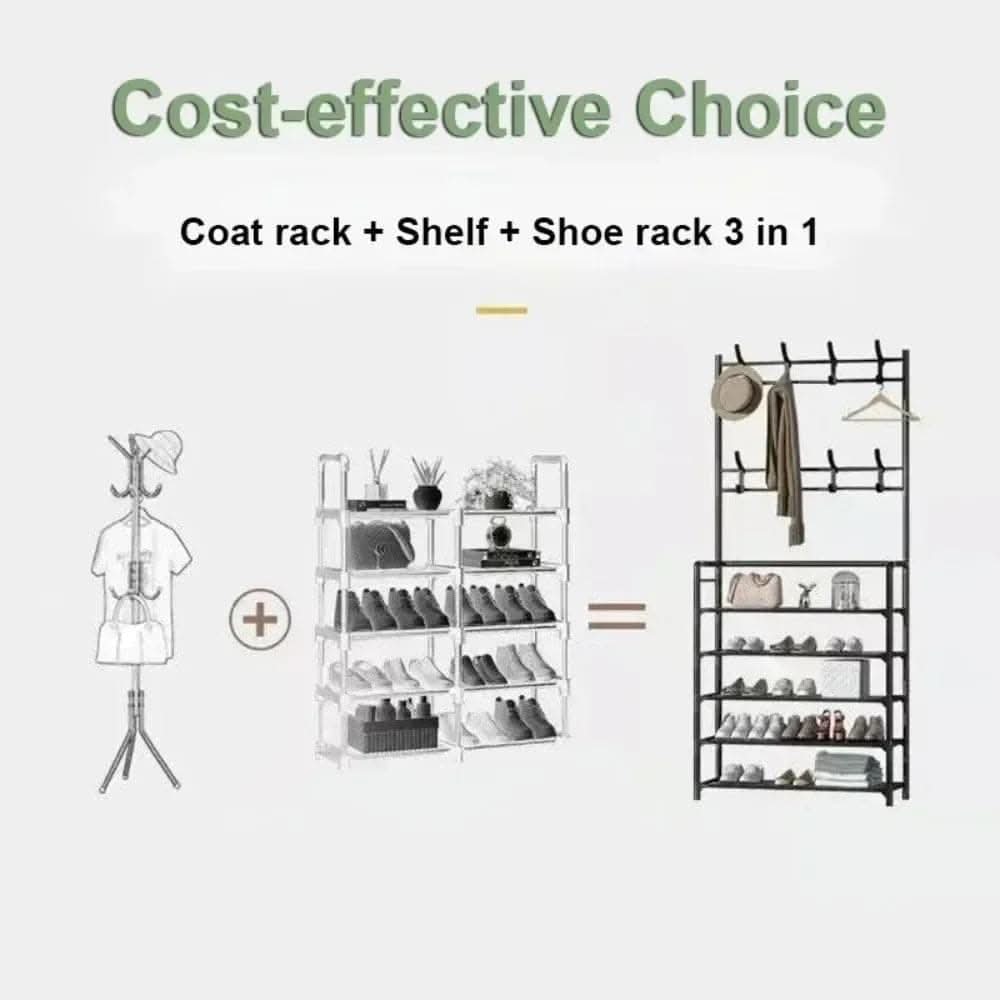 Multi-Layer Shoe and Hat Rack | Living Room | Luvasmr - Satisfyingly Organised