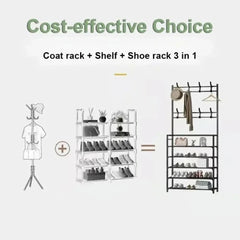 Multi-Layer Shoe and Hat Rack | Living Room | Luvasmr - Satisfyingly Organised