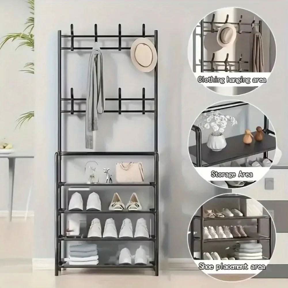 Multi-Layer Shoe and Hat Rack | Living Room | Luvasmr - Satisfyingly Organised