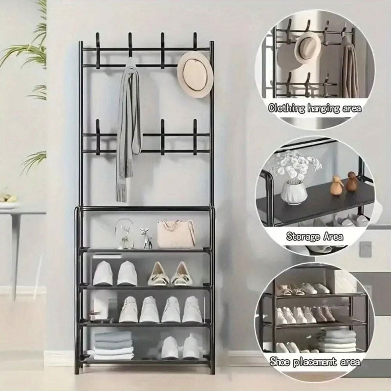 Multi-Layer Shoe and Hat Rack | Living Room | Luvasmr - Satisfyingly Organised