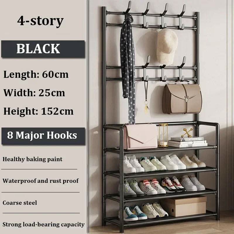 Multi-Layer Shoe and Hat Rack | Living Room | Luvasmr - Satisfyingly Organised