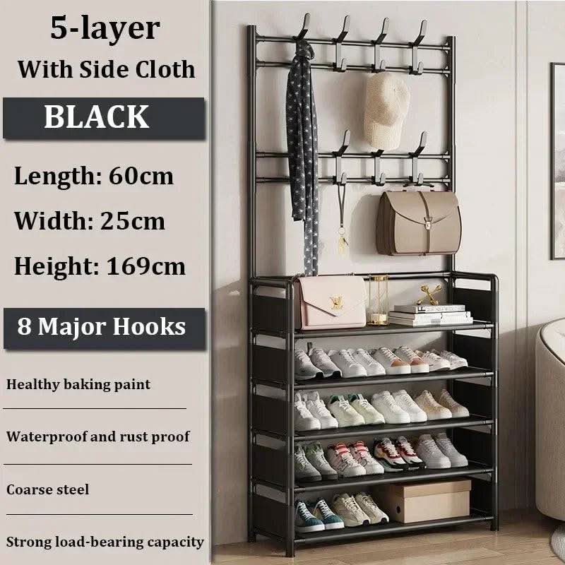 Multi-Layer Shoe and Hat Rack | Living Room | Luvasmr - Satisfyingly Organised