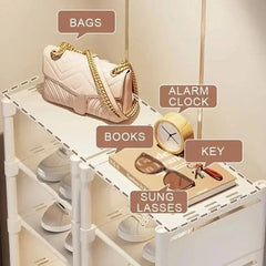 Multiple Layers Shoe Organiser Rack | Living Room | Luvasmr - Satisfyingly Organised