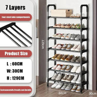 Multi-Layer Metal Shoe Rack Organiser | Living Room | Luvasmr - Satisfyingly Organised