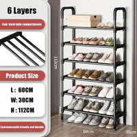 Multi-Layer Metal Shoe Rack Organiser | Living Room | Luvasmr - Satisfyingly Organised