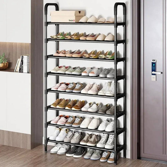 Multi-Layer Metal Shoe Rack Organiser | Living Room | Luvasmr - Satisfyingly Organised