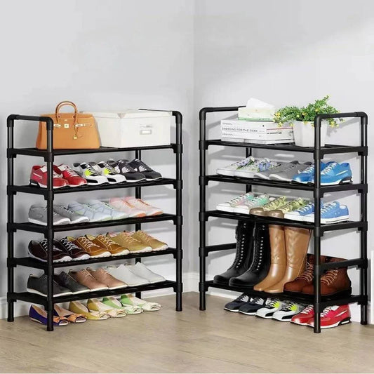 Multi-Layer Metal Shoe Rack Organiser | Living Room | Luvasmr - Satisfyingly Organised