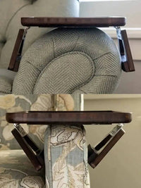 Foldable Bamboo Sofa Armrest Table | Living Room | Luvasmr - Satisfyingly Organised