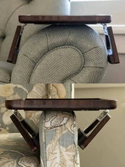 Foldable Bamboo Sofa Armrest Table | Living Room | Luvasmr - Satisfyingly Organised
