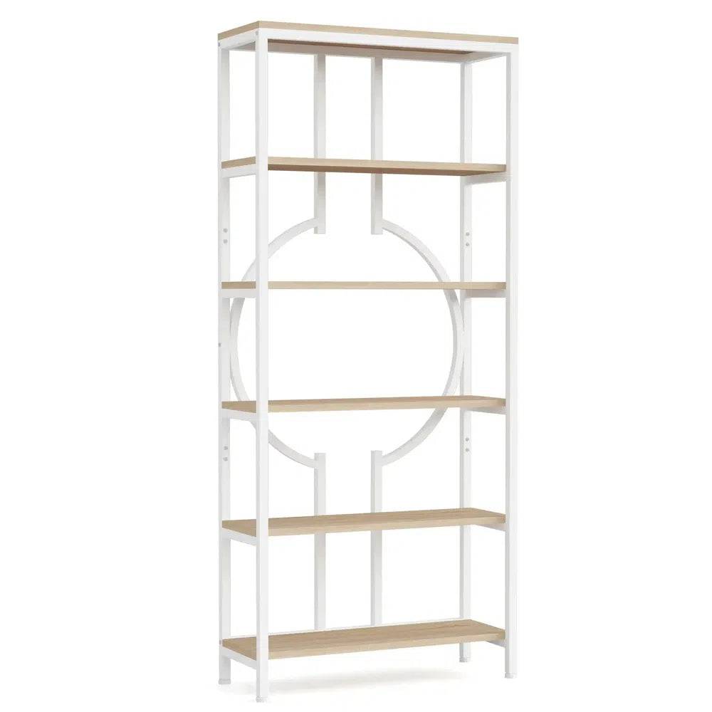 Retro 5-Tier Bookcase & Storage Shelf | Living Room | Luvasmr - Satisfyingly Organised