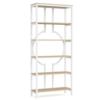 Retro 5-Tier Bookcase & Storage Shelf | Living Room | Luvasmr - Satisfyingly Organised