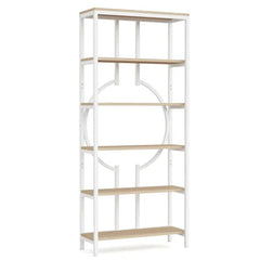 Retro 5-Tier Bookcase & Storage Shelf | Living Room | Luvasmr - Satisfyingly Organised