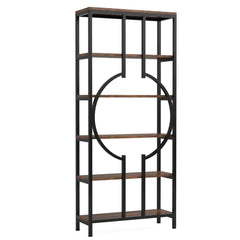 Retro 5-Tier Bookcase & Storage Shelf | Living Room | Luvasmr - Satisfyingly Organised