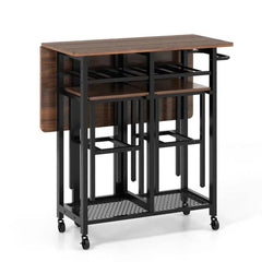 GOFLAME 3 Piece Dining Table Set Extendable Kitchen Table Folding Breakfast Table |  | Luvasmr - Satisfyingly Organised