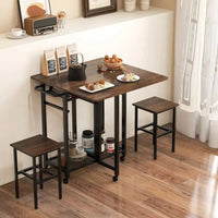 GOFLAME 3 Piece Dining Table Set Extendable Kitchen Table Folding Breakfast Table |  | Luvasmr - Satisfyingly Organised