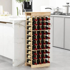 40 Bottles Storage Wine Rack | Living Room | Luvasmr - Satisfyingly Organised