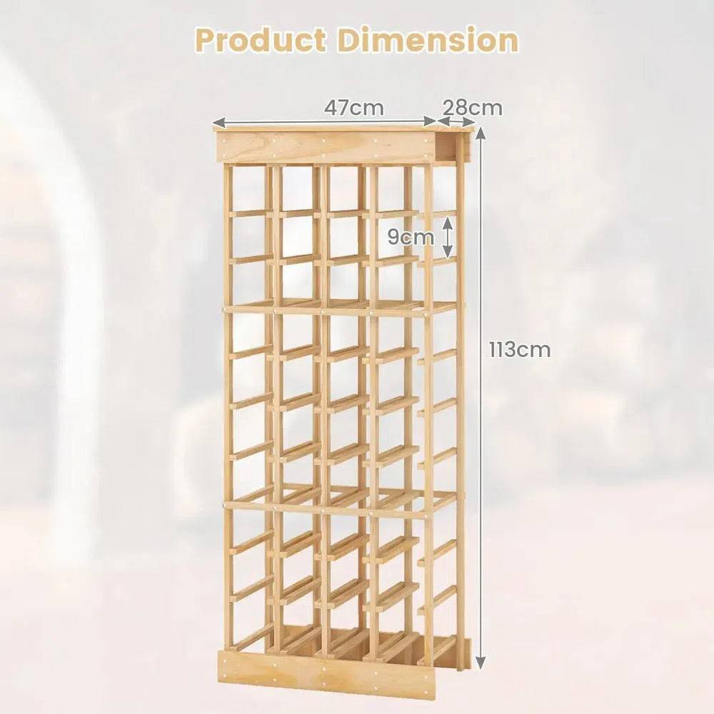 40 Bottles Storage Wine Rack | Living Room | Luvasmr - Satisfyingly Organised
