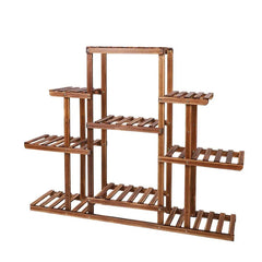 9-Tier Solid Pine Wood Plant Stand | Living Room | Luvasmr - Satisfyingly Organised