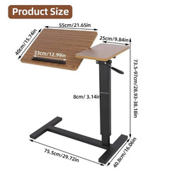 Adjustable Overbed Table with Wheels | Living Room | Luvasmr - Satisfyingly Organised