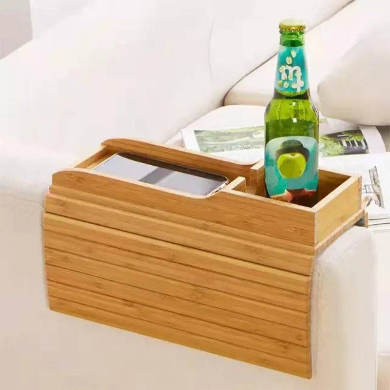Bamboo Sofa Cup Holder | Living Room | Luvasmr - Satisfyingly Organised