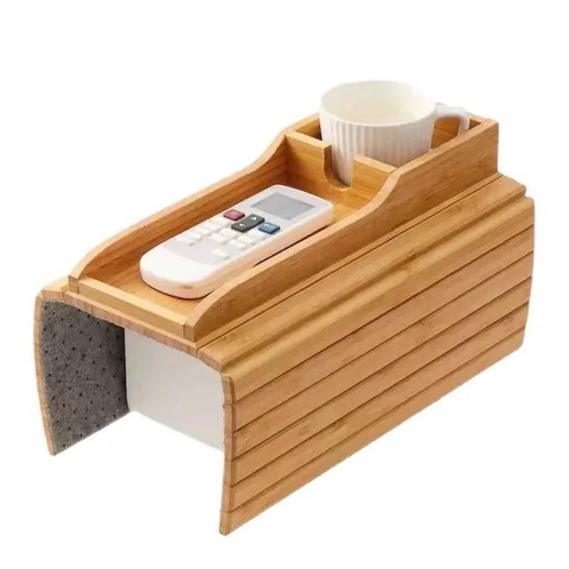 Bamboo Sofa Cup Holder | Living Room | Luvasmr - Satisfyingly Organised