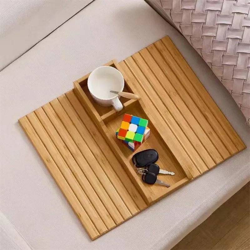 Bamboo Sofa Cup Holder | Living Room | Luvasmr - Satisfyingly Organised