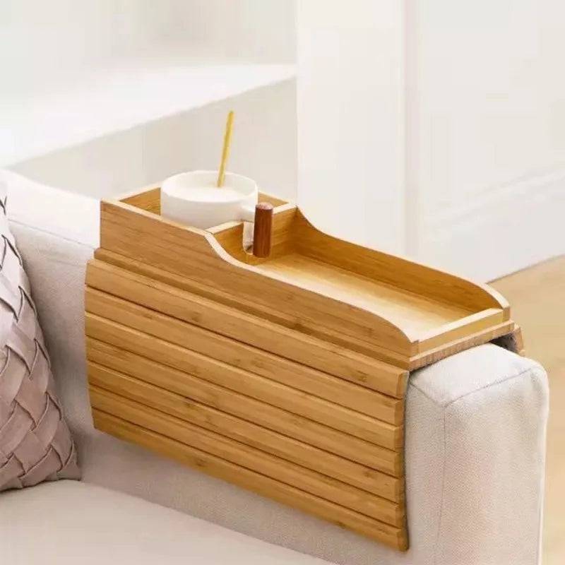 Bamboo Sofa Cup Holder | Living Room | Luvasmr - Satisfyingly Organised