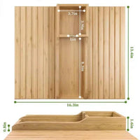 Bamboo Sofa Cup Holder | Living Room | Luvasmr - Satisfyingly Organised