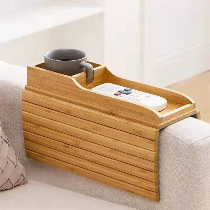 Bamboo Sofa Cup Holder | Living Room | Luvasmr - Satisfyingly Organised