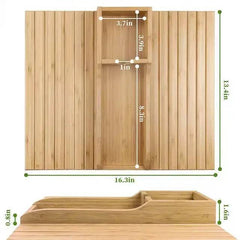 Bamboo Sofa Cup Holder | Living Room | Luvasmr - Satisfyingly Organised