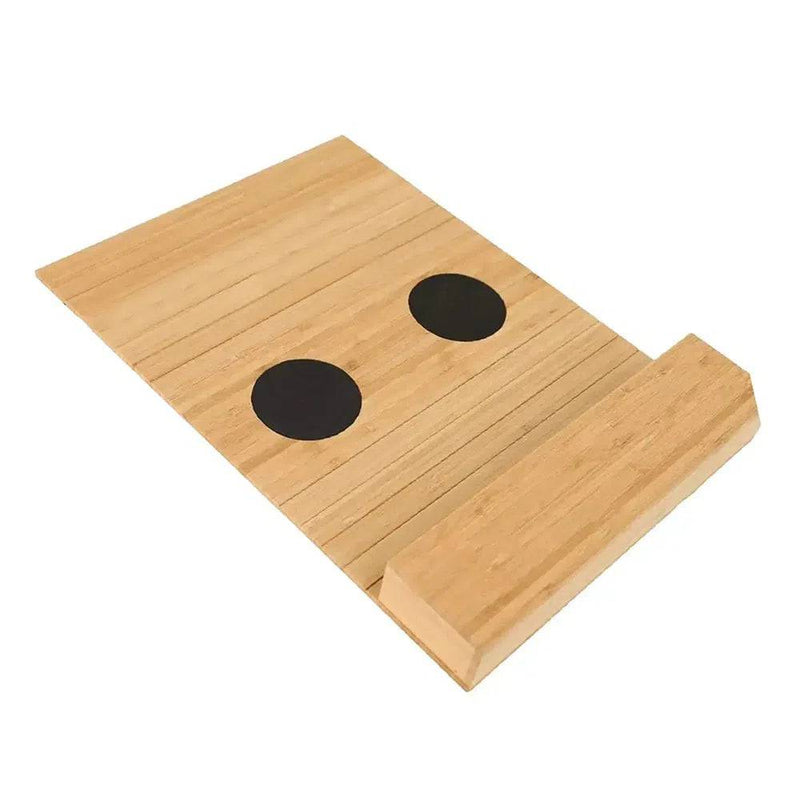 Wooden sofa armrest organizer with cup holder, perfect for keeping essentials within reach.