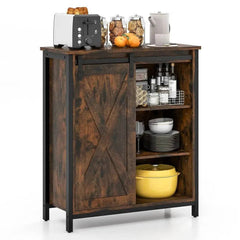 Farmhouse Storage Sideboard Cabinet | Living Room | Luvasmr - Satisfyingly Organised