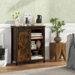 Farmhouse Storage Sideboard Cabinet | Living Room | Luvasmr - Satisfyingly Organised