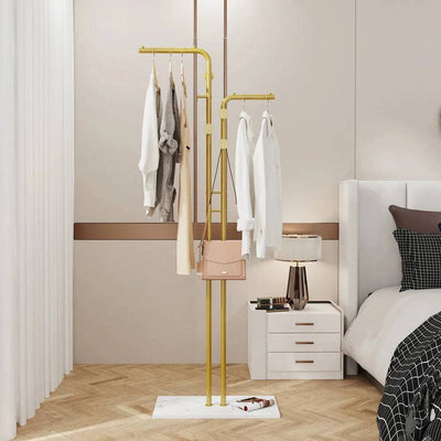 Floor Standing Coat Stand with Granite Base | Living Room | Luvasmr - Satisfyingly Organised