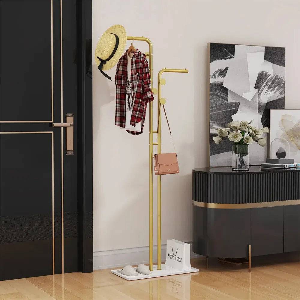 Floor Standing Coat Stand with Granite Base | Living Room | Luvasmr - Satisfyingly Organised