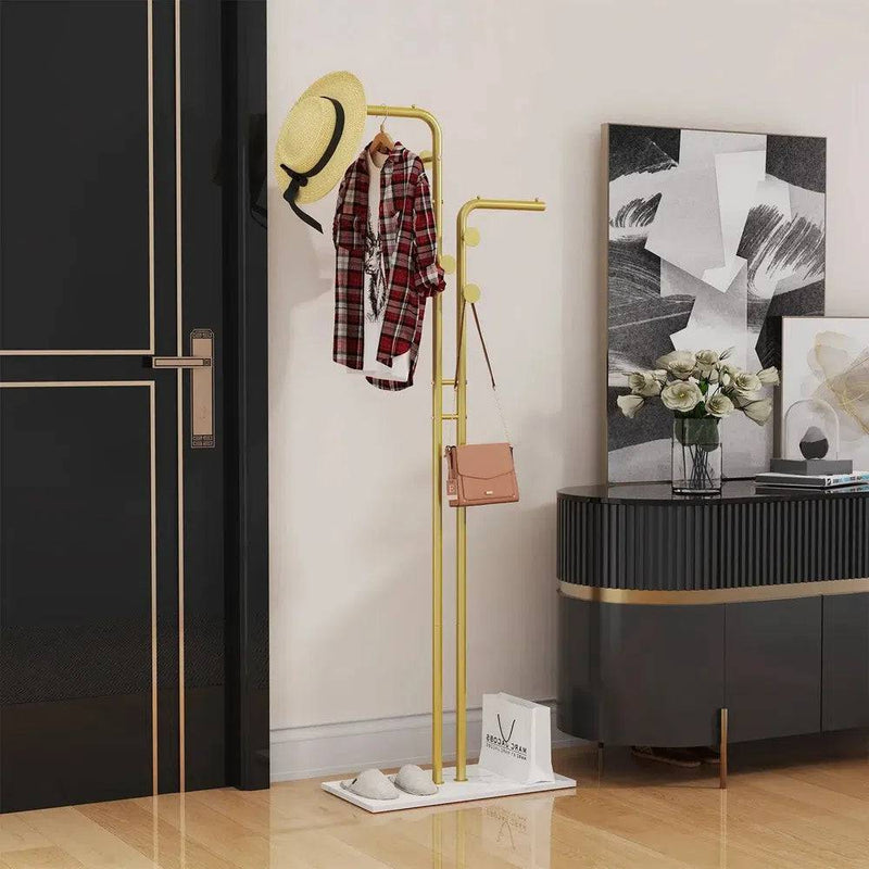 Floor Standing Coat Stand with Granite Base | Living Room | Luvasmr - Satisfyingly Organised