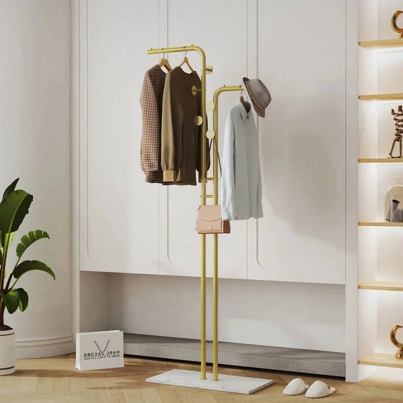 Floor Standing Coat Stand with Granite Base | Living Room | Luvasmr - Satisfyingly Organised