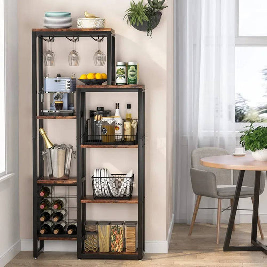 Floor Wine Rack Storage Unit | Living Room | Luvasmr - Satisfyingly Organised
