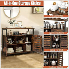 Industrial Buffet Storage Cabinet | Living Room | Luvasmr - Satisfyingly Organised