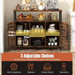 Industrial Buffet Storage Cabinet | Living Room | Luvasmr - Satisfyingly Organised