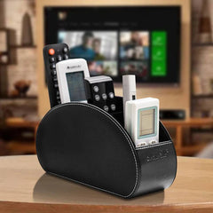 Leather Remote Control Storage Box | Living Room | Luvasmr - Satisfyingly Organised