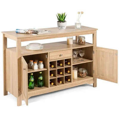 Rustic Kitchen Sideboard with Wine Rack | Living Room | Luvasmr - Satisfyingly Organised