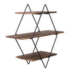 Three-Tier Wall Mounted Shelf | Living Room | Luvasmr - Satisfyingly Organised